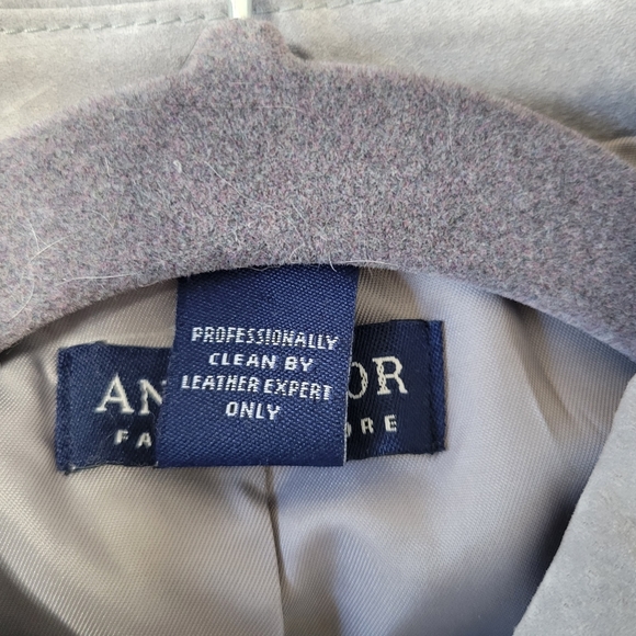 Ann Taylor Factory Leather/Suede Jacket - Picture 5 of 6